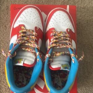 Nike Fruity Pebble dunks size youth 6